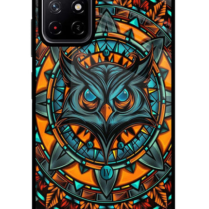 Angry Owl Art Poco M4 Pro 5G Glass Case