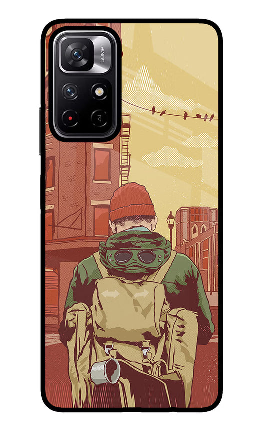 Adventurous Poco M4 Pro 5G Glass Case