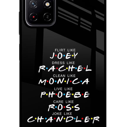 FRIENDS Character Poco M4 Pro 5G Glass Case