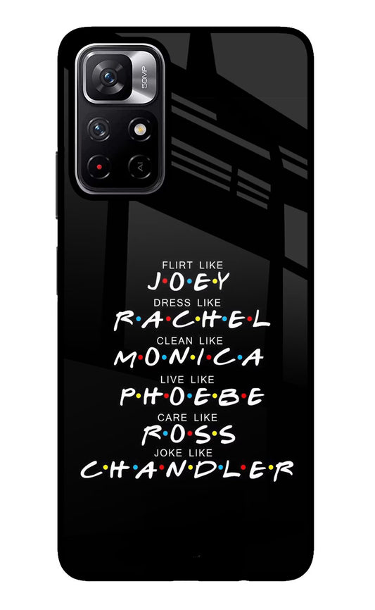 FRIENDS Character Poco M4 Pro 5G Glass Case
