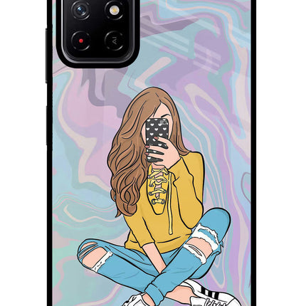 Selfie Girl Poco M4 Pro 5G Glass Case