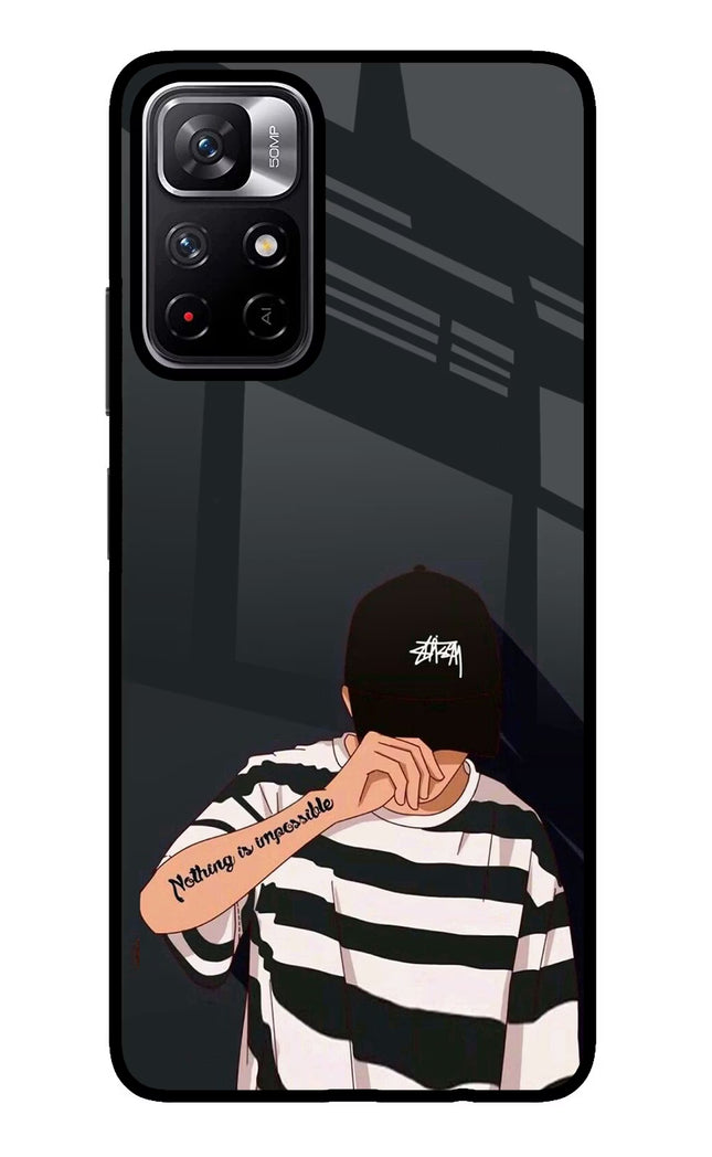 Aesthetic Boy Poco M4 Pro 5G Glass Case