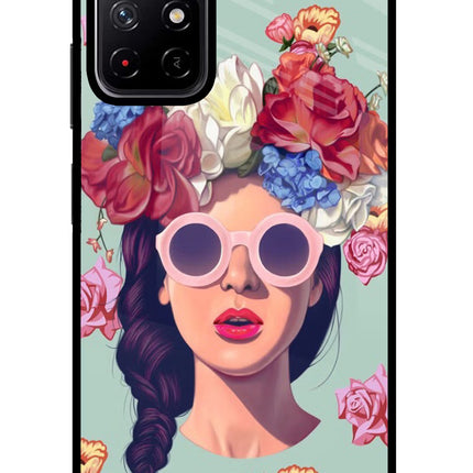 Pretty Girl Poco M4 Pro 5G Glass Case