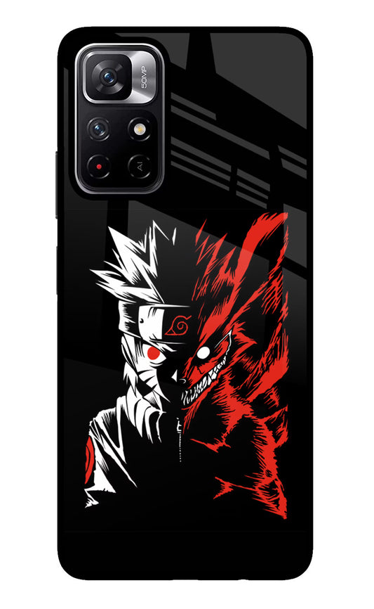 Naruto Two Face Poco M4 Pro 5G Glass Case