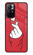Korean Love Sign Poco M4 Pro 5G Glass Case