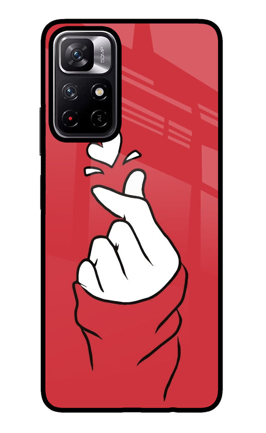 Korean Love Sign Poco M4 Pro 5G Glass Case