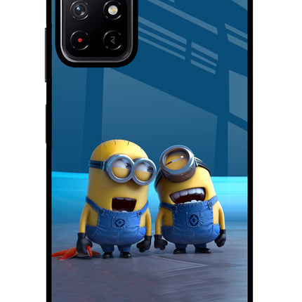 Minion Laughing Poco M4 Pro 5G Glass Case