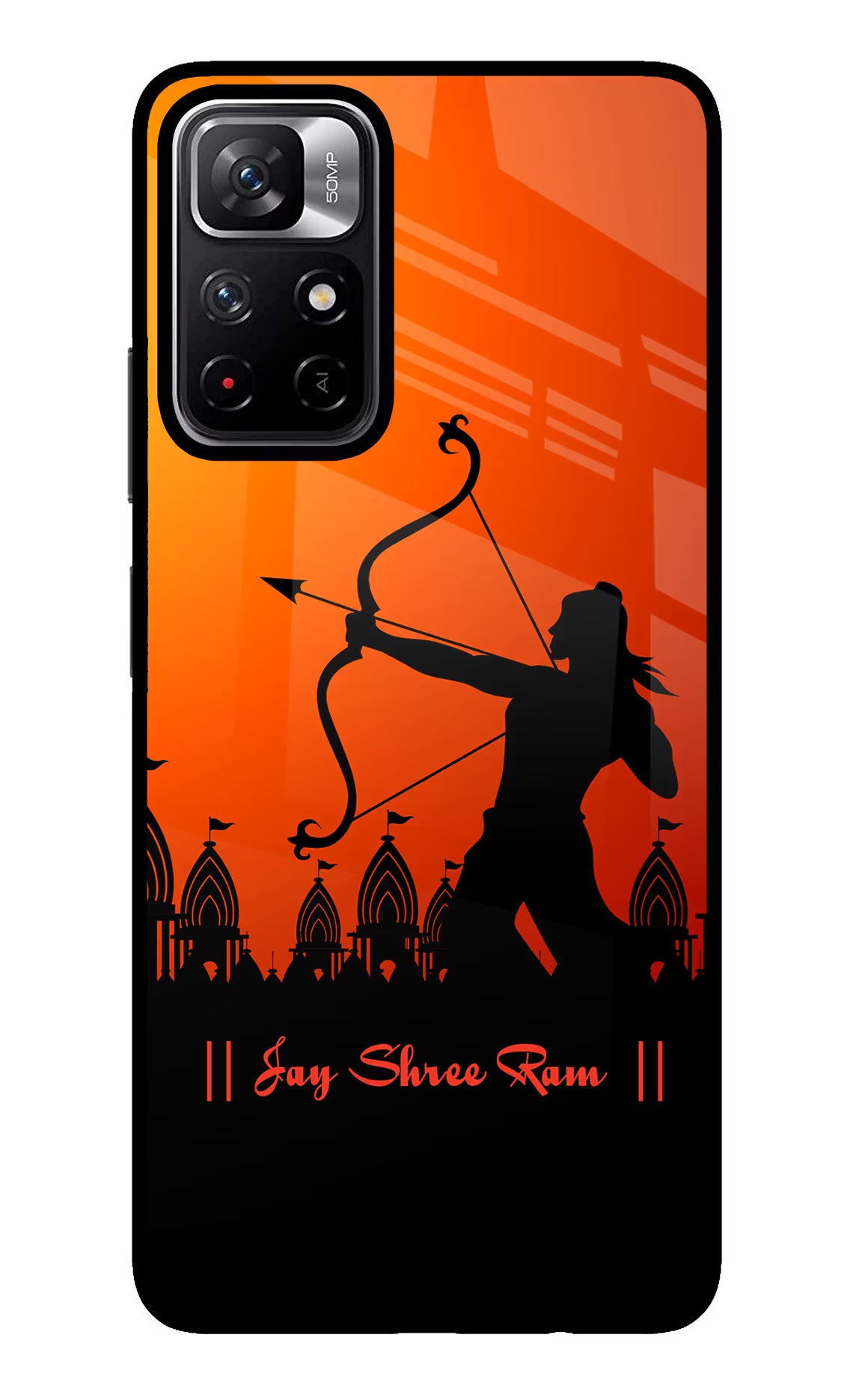 Lord Ram - 4 Poco M4 Pro 5G Glass Case