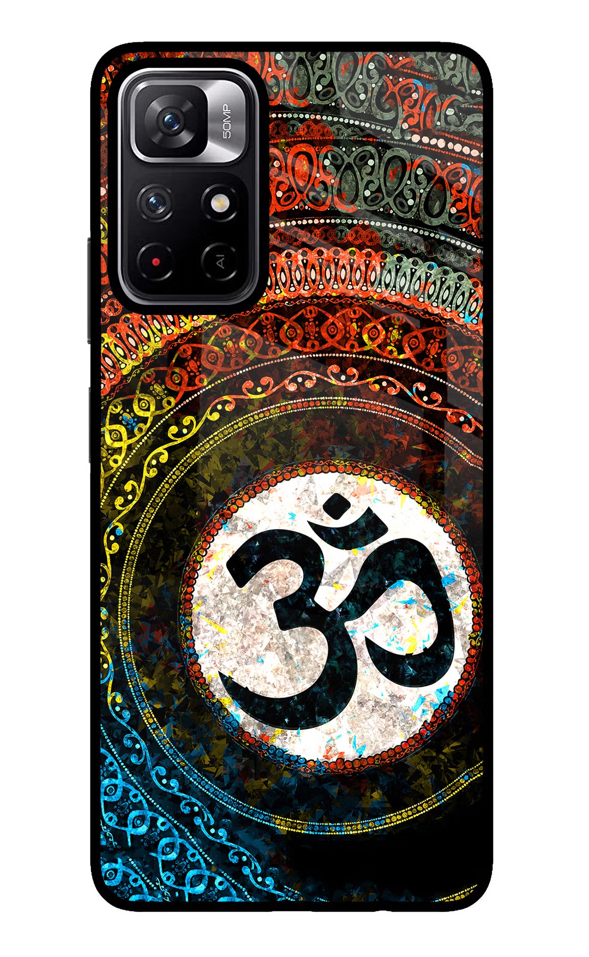 Om Cultural Poco M4 Pro 5G Glass Case