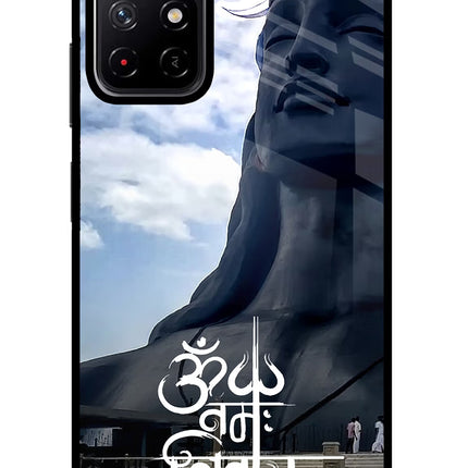 Om Namah Shivay Poco M4 Pro 5G Glass Case Back Cover by Casekaro