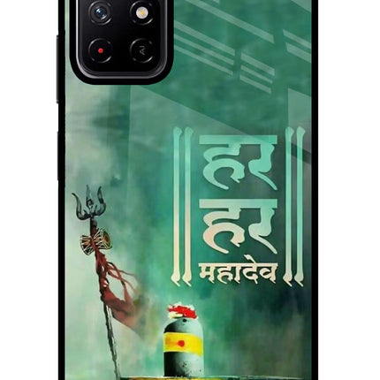 Har Har Mahadev Shivling Poco M4 Pro 5G Glass Case
