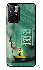 Har Har Mahadev Shivling Poco M4 Pro 5G Glass Case
