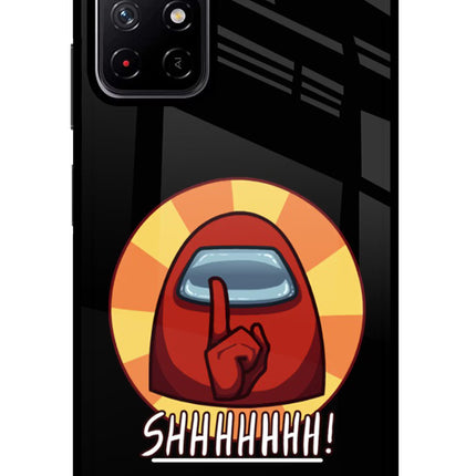 Among Us Shhh! Poco M4 Pro 5G Glass Case