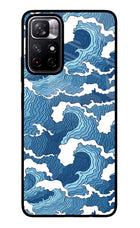 Blue Waves Poco M4 Pro 5G Glass Case