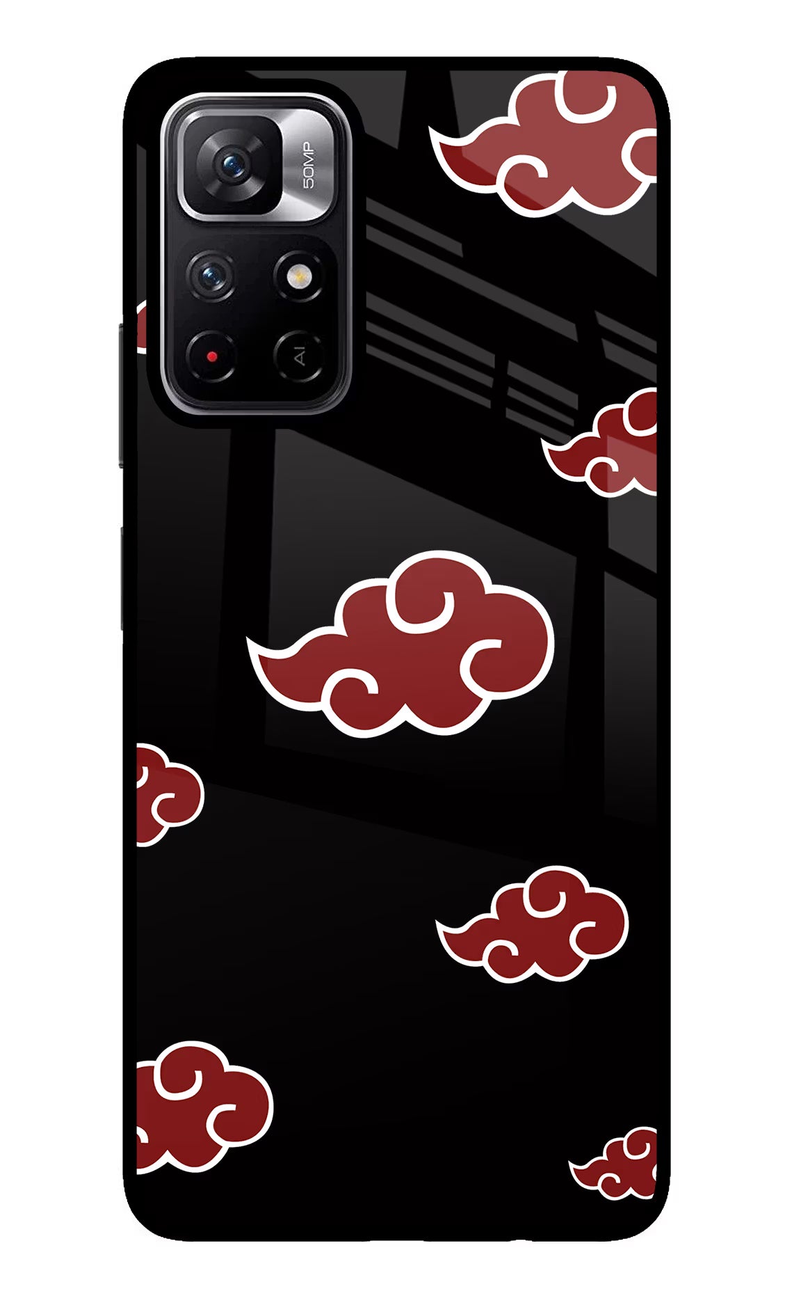 Akatsuki Poco M4 Pro 5G Glass Case Back Cover by Casekaro