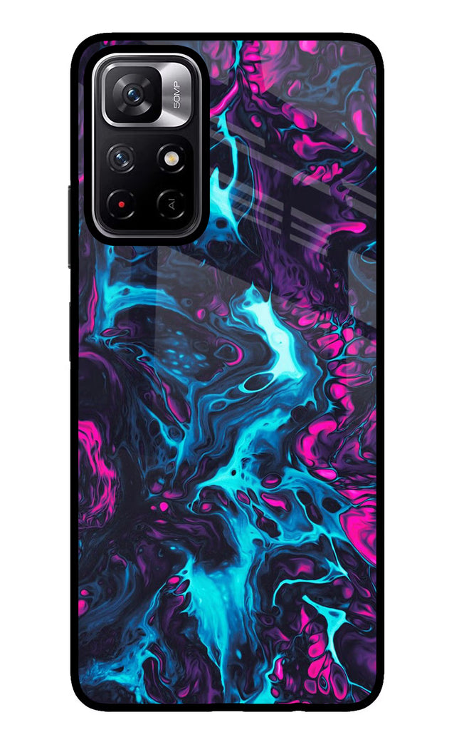 Abstract Poco M4 Pro 5G Glass Case