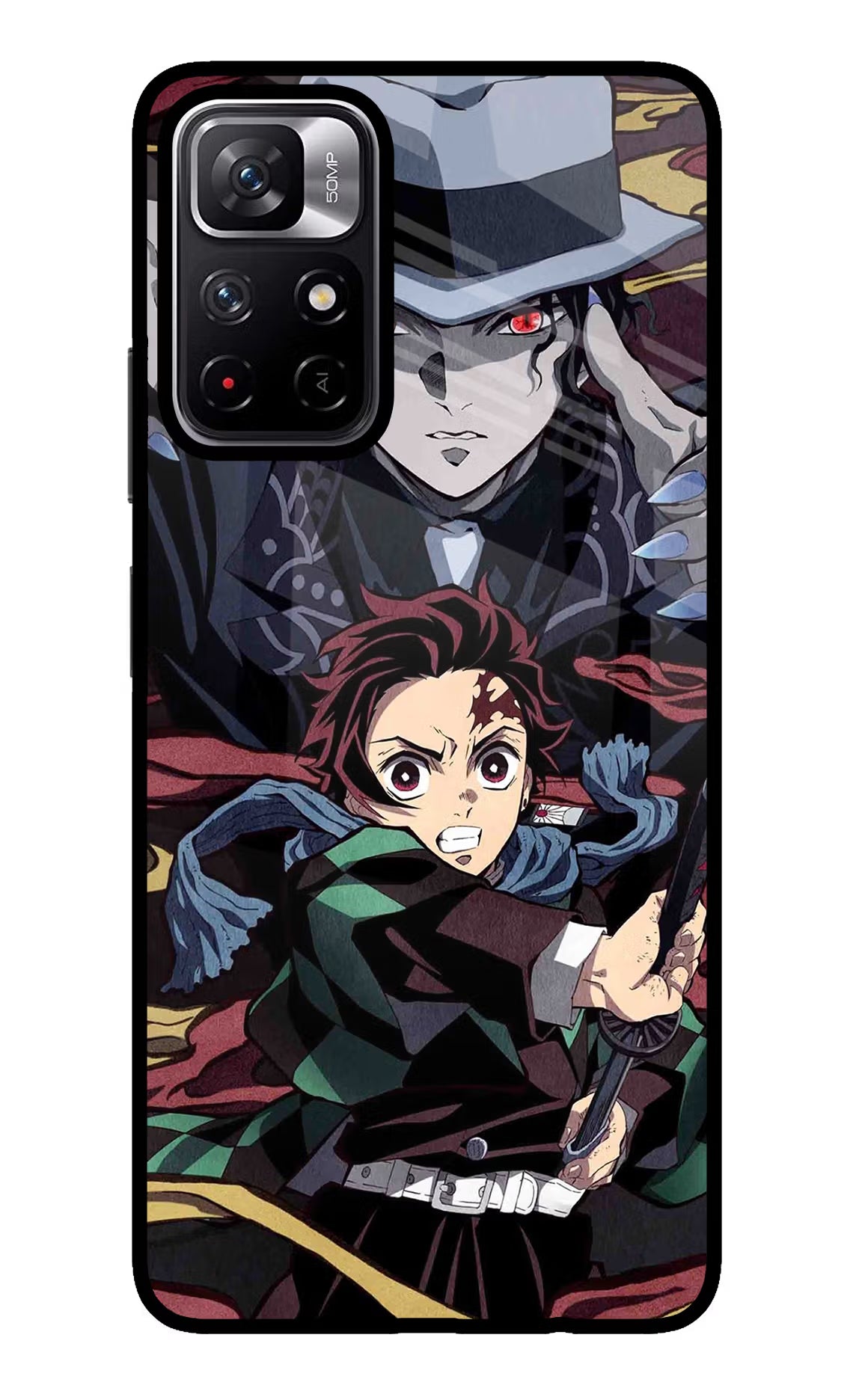 Demon Slayer Poco M4 Pro 5G Glass Case