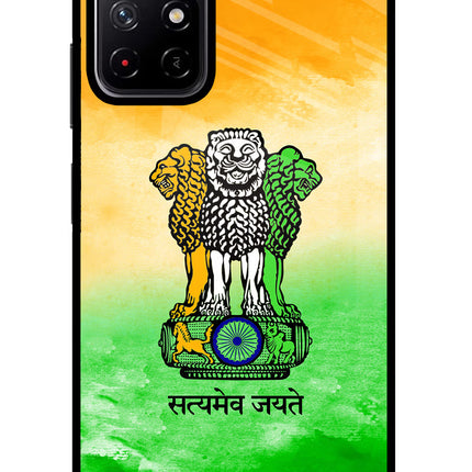 Satyamev Jayate Flag Poco M4 Pro 5G Glass Case