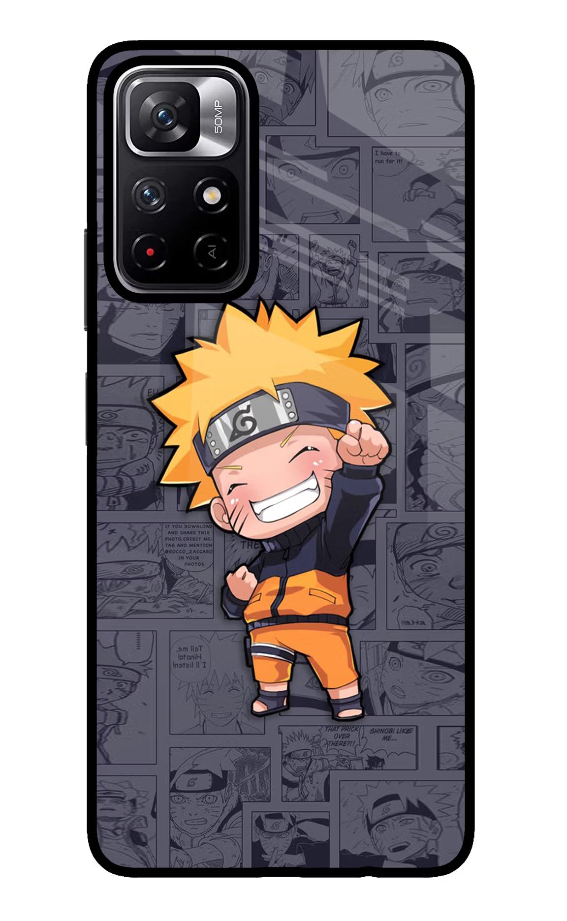 Chota Naruto Poco M4 Pro 5G Glass Case