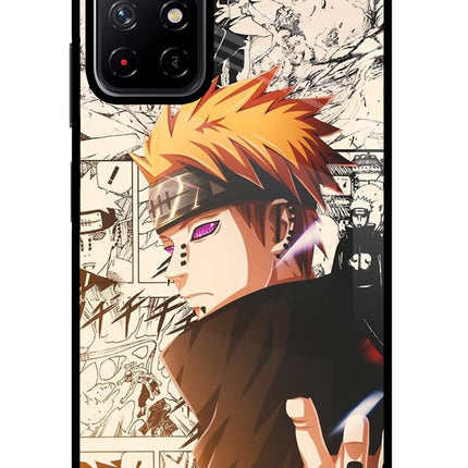 Pain Anime Poco M4 Pro 5G Glass Case