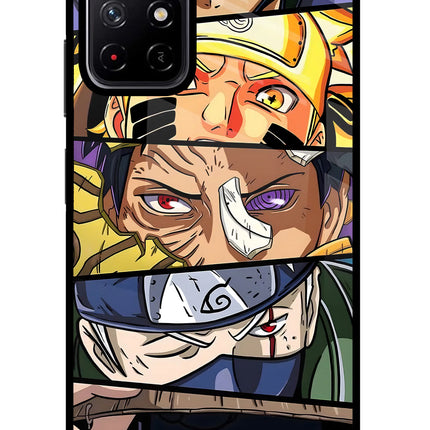 Naruto Character Poco M4 Pro 5G Glass Case