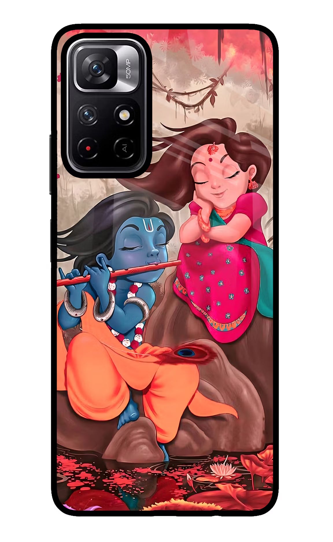 Radhe Krishna Poco M4 Pro 5G Glass Case