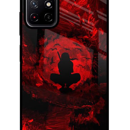 Itachi Uchiha Poco M4 Pro 5G Glass Case Back Cover by Casekaro