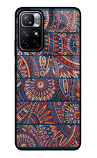 African Culture Design Poco M4 Pro 5G Glass Case