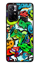 Game Doodle Poco M4 Pro 5G Glass Case