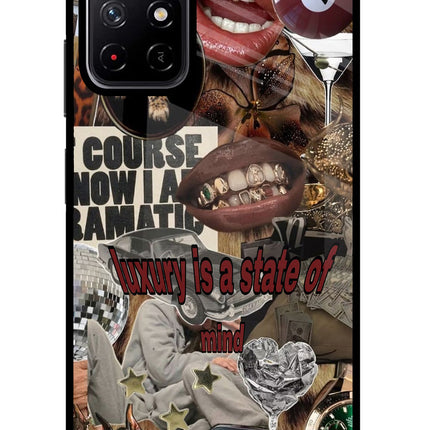Luxury Poco M4 Pro 5G Glass Case