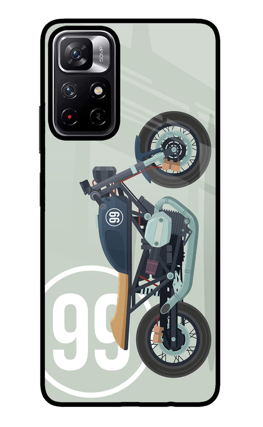 Classic Cafe Racer 99 Poco M4 Pro 5G Glass Case
