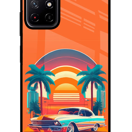 Palm Drive 80s Poco M4 Pro 5G Glass Case
