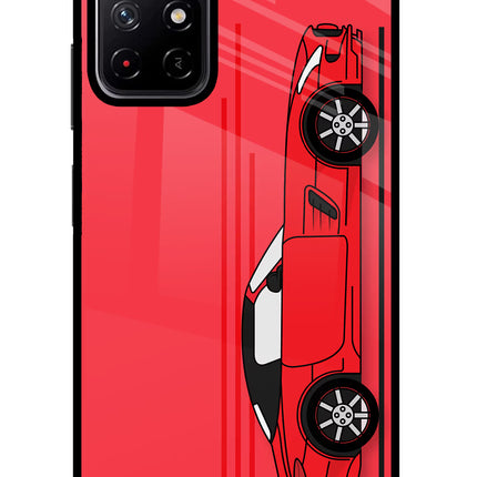 Red Velocity Poco M4 Pro 5G Glass Case