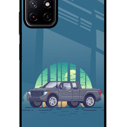 Retro Garage Vibe Poco M4 Pro 5G Glass Case