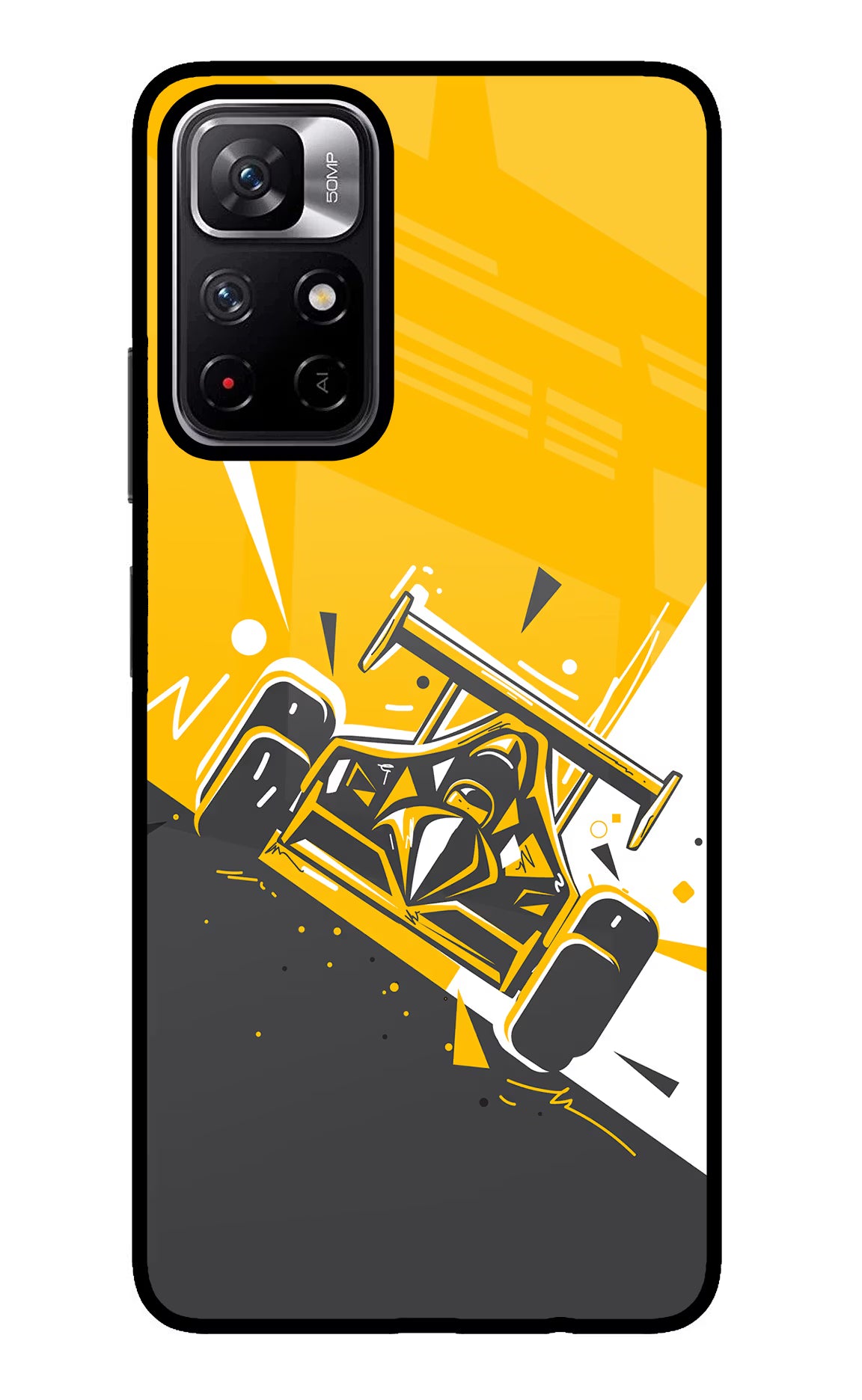 Track King Poco M4 Pro 5G Glass Case