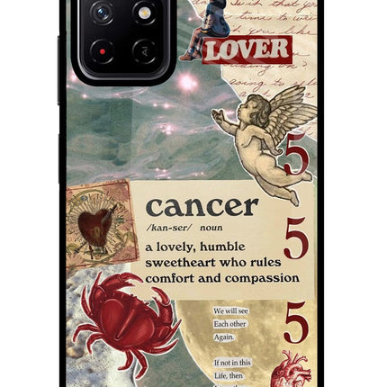 Cancer Zodiac Poco M4 Pro 5G Glass Case