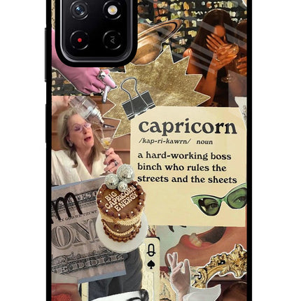 Capricorn Zodiac Poco M4 Pro 5G Glass Case