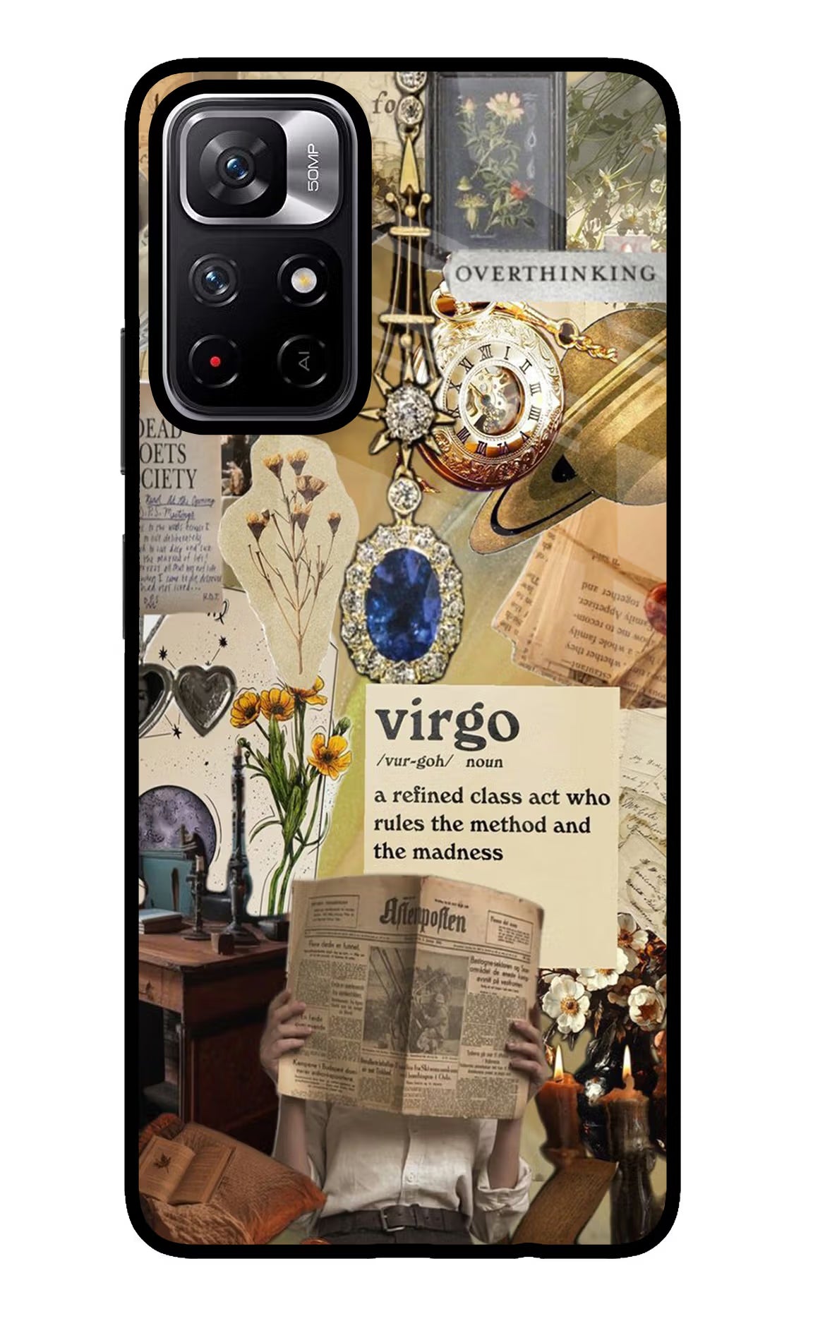 Virgo Zodiac Poco M4 Pro 5G Glass Case