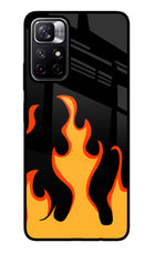Fired Up – Black Poco M4 Pro 5G Glass Case