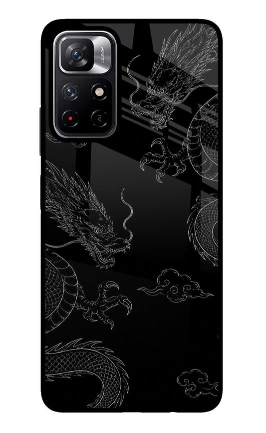 Twin Dragons Poco M4 Pro 5G Glass Case