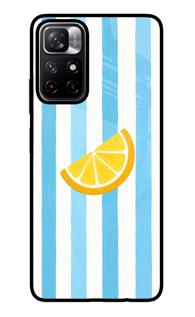Summer Lemon Poco M4 Pro 5G Glass Case