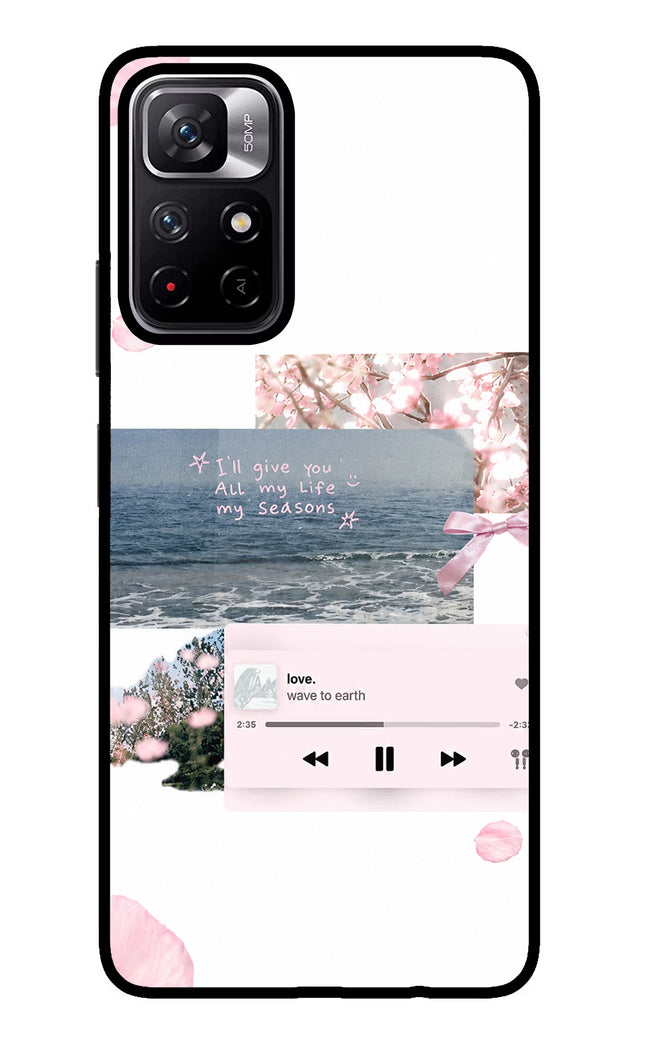 Wave to earth Poco M4 Pro 5G Glass Case