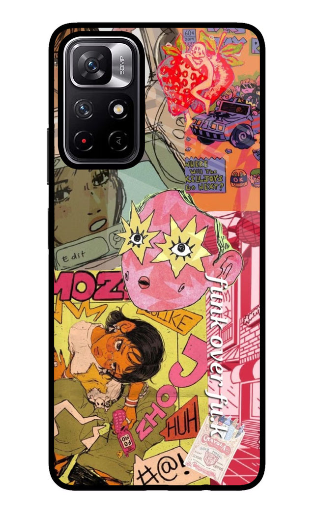 Funkover Poco M4 Pro 5G Glass Case