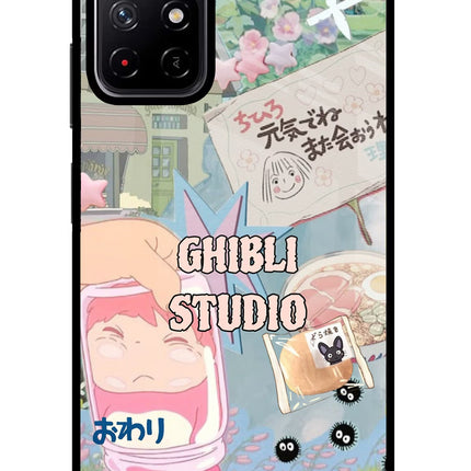 Studio Ghibli Poco M4 Pro 5G Glass Case