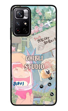 Studio Ghibli Poco M4 Pro 5G Glass Case