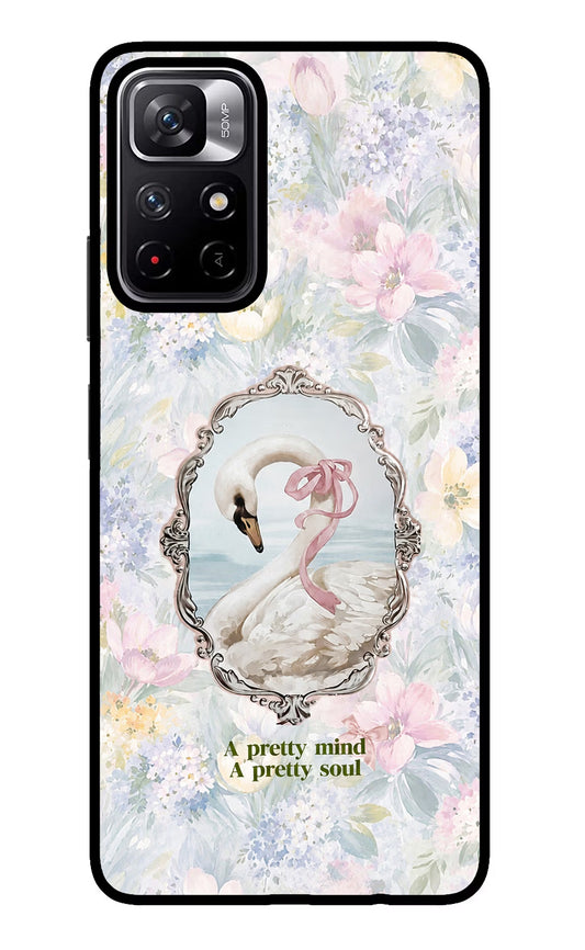 Pretty Mind Pretty Soul Poco M4 Pro 5G Glass Case