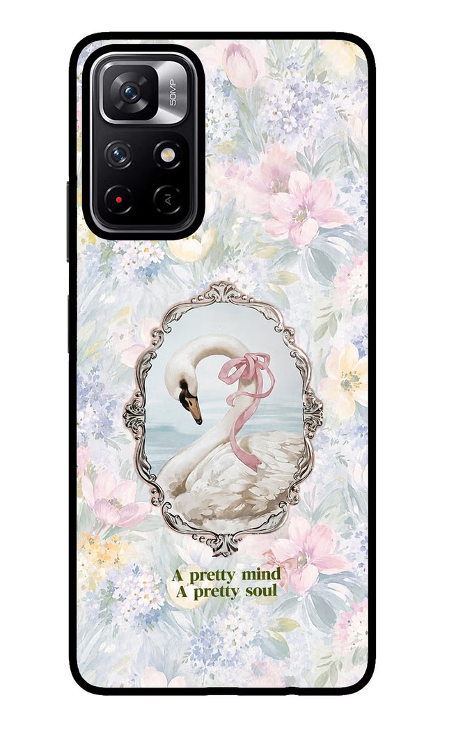 Pretty Mind Pretty Soul Poco M4 Pro 5G Glass Case