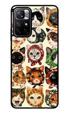 Cool Cat Poco M4 Pro 5G Glass Case