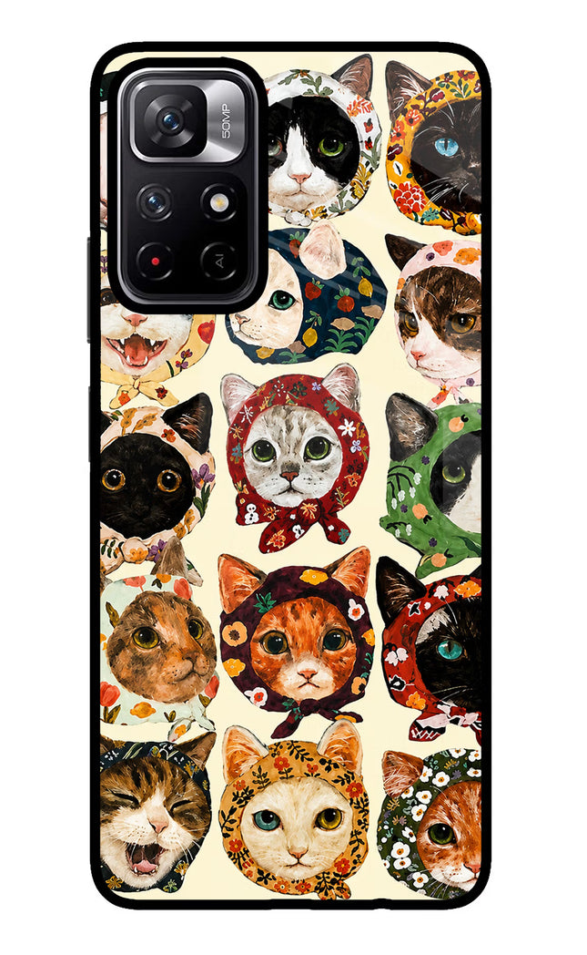 Cool Cat Poco M4 Pro 5G Glass Case