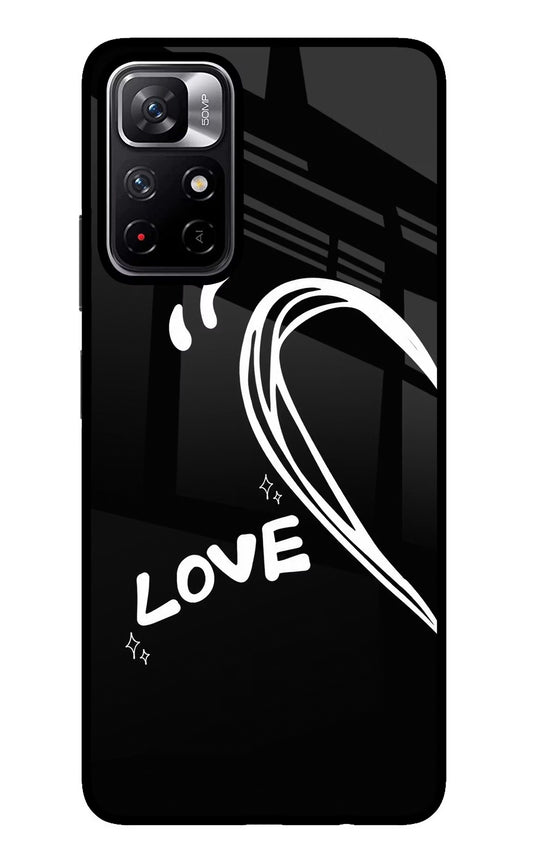 Love Line Poco M4 Pro 5G Glass Case